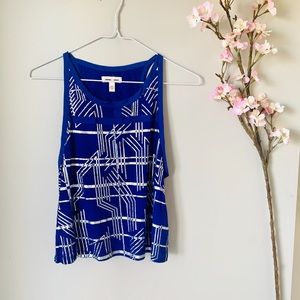 UO / SILENCE AND NOISE BLUE TANK TOP